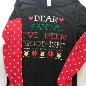 Christmas long sleeve t-shirt junior XL